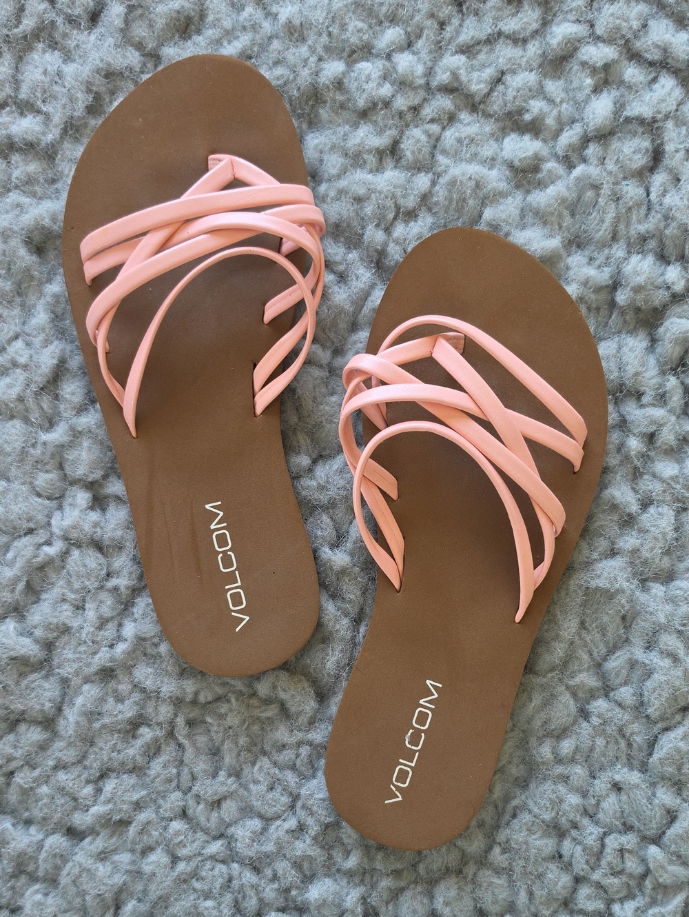 Volcom Women's Peach Multi-Strap Slide Sandals